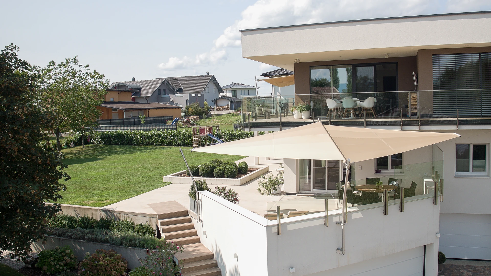 12 LET Sonnensegel Aufrollbar 2DDR2