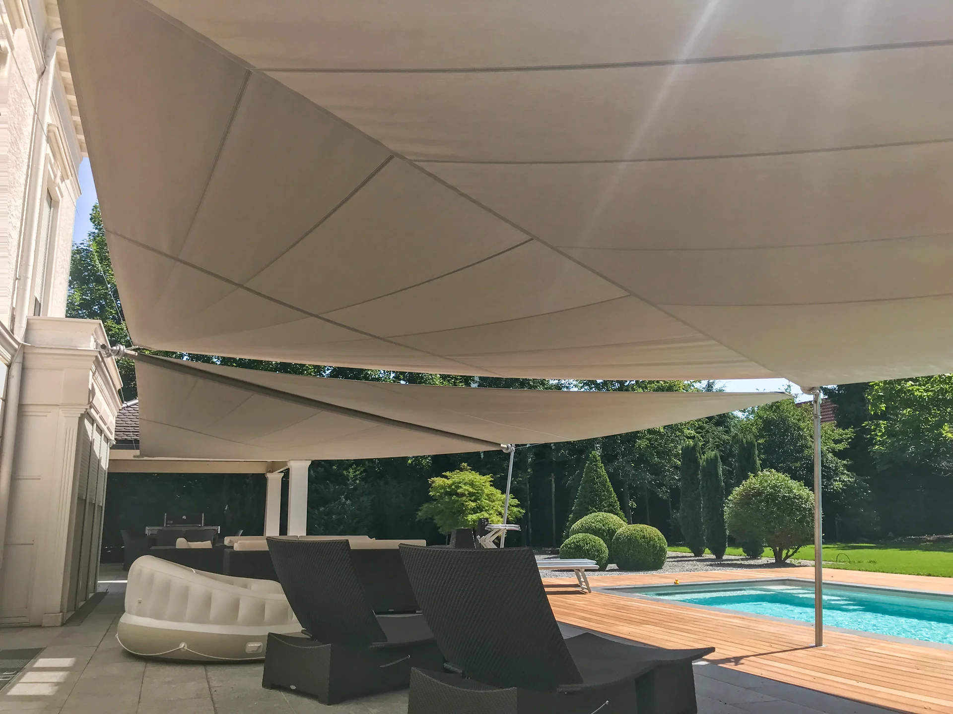 18 LET Massanfertigung Sonnensegel DDR 3