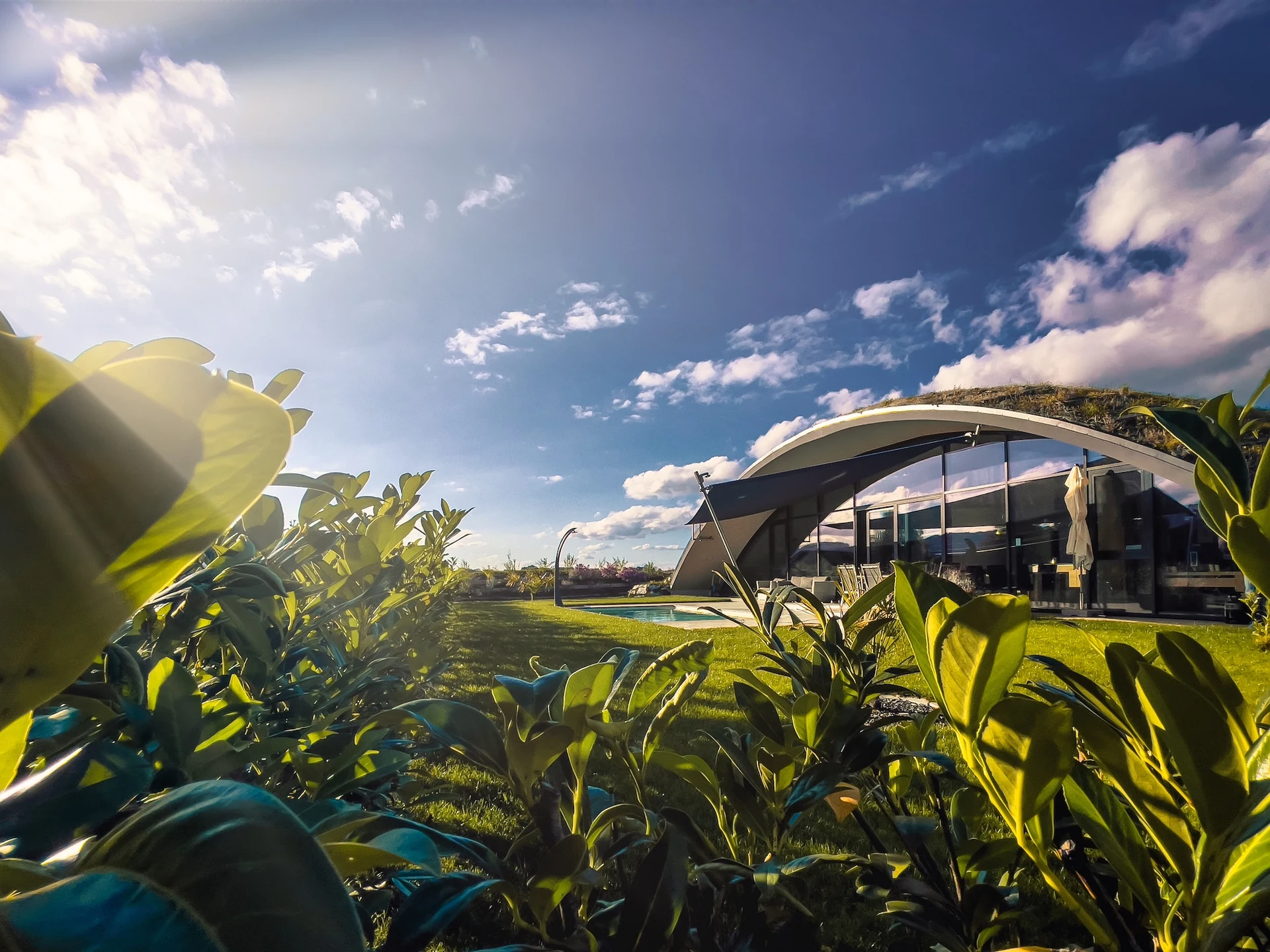 42 LET Bogenhaus Sonnensegel Elektrisch SDR 22