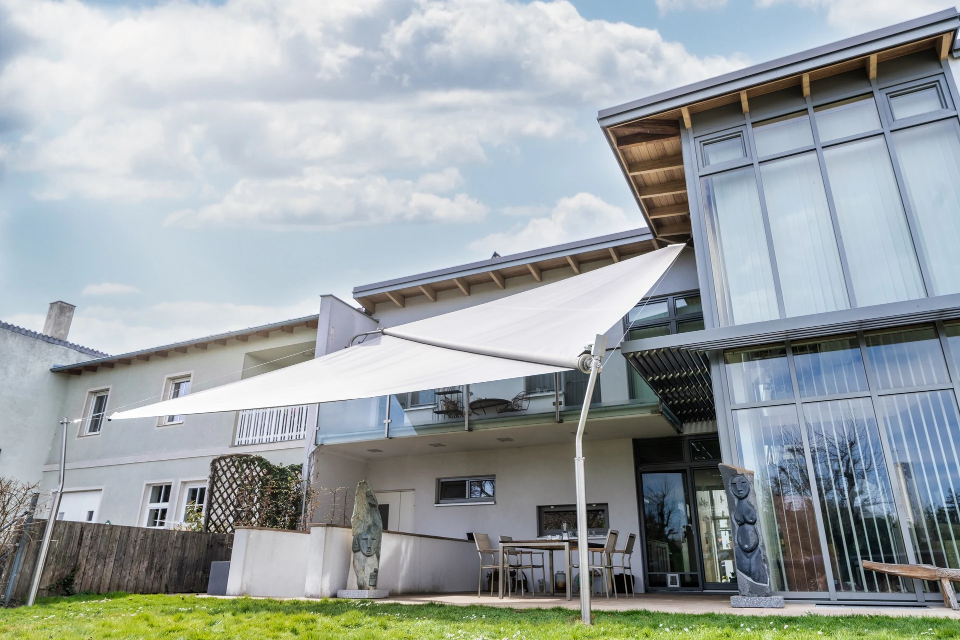 77 LET Sonnensegel Terrasse Guntramsdorf DDR 12