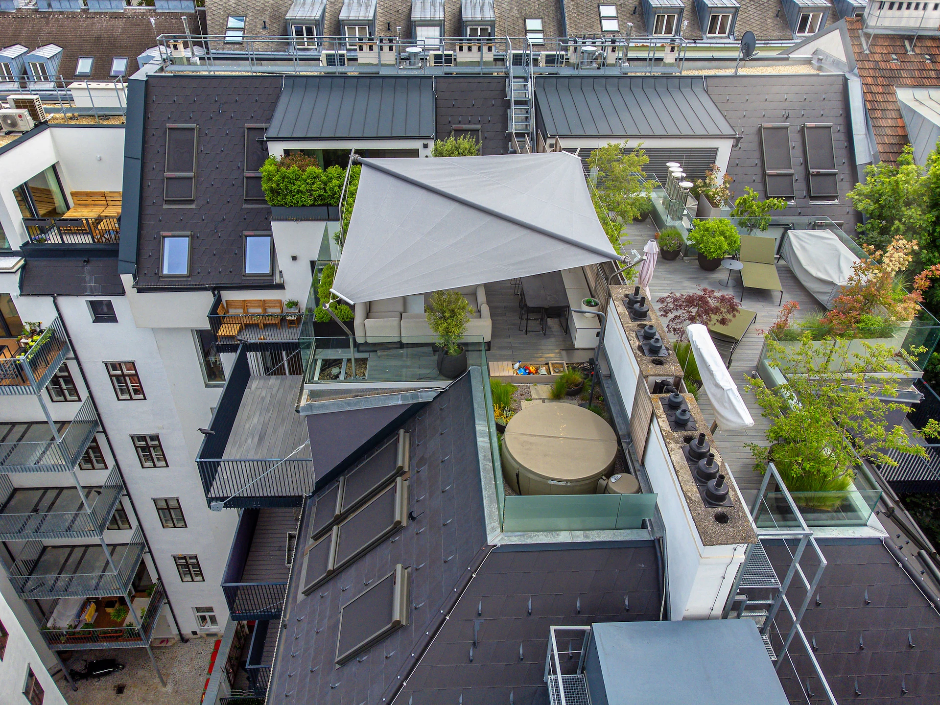 79 LET Sonnenschutz Dachterrasse DDR 2