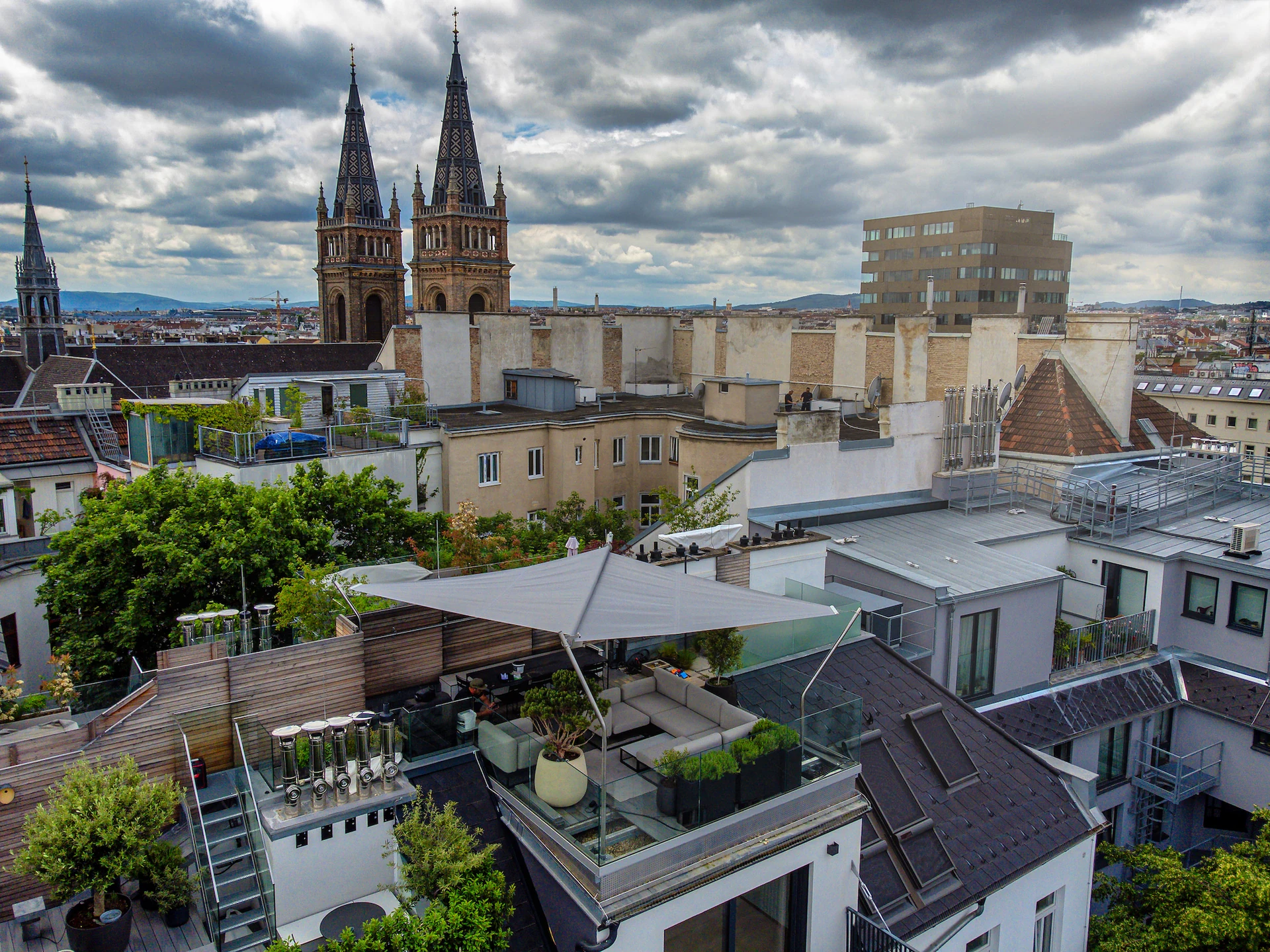 79 LET Sonnenschutz Dachterrasse DDR 3