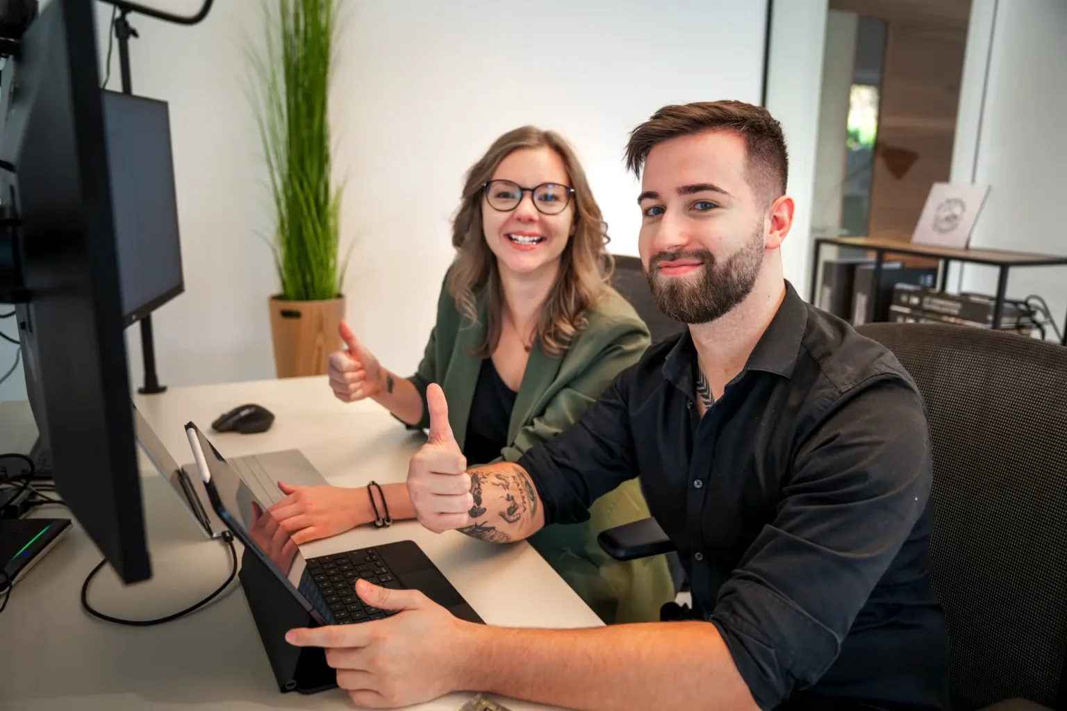LET-Team im digitalen Beratungsgespräch