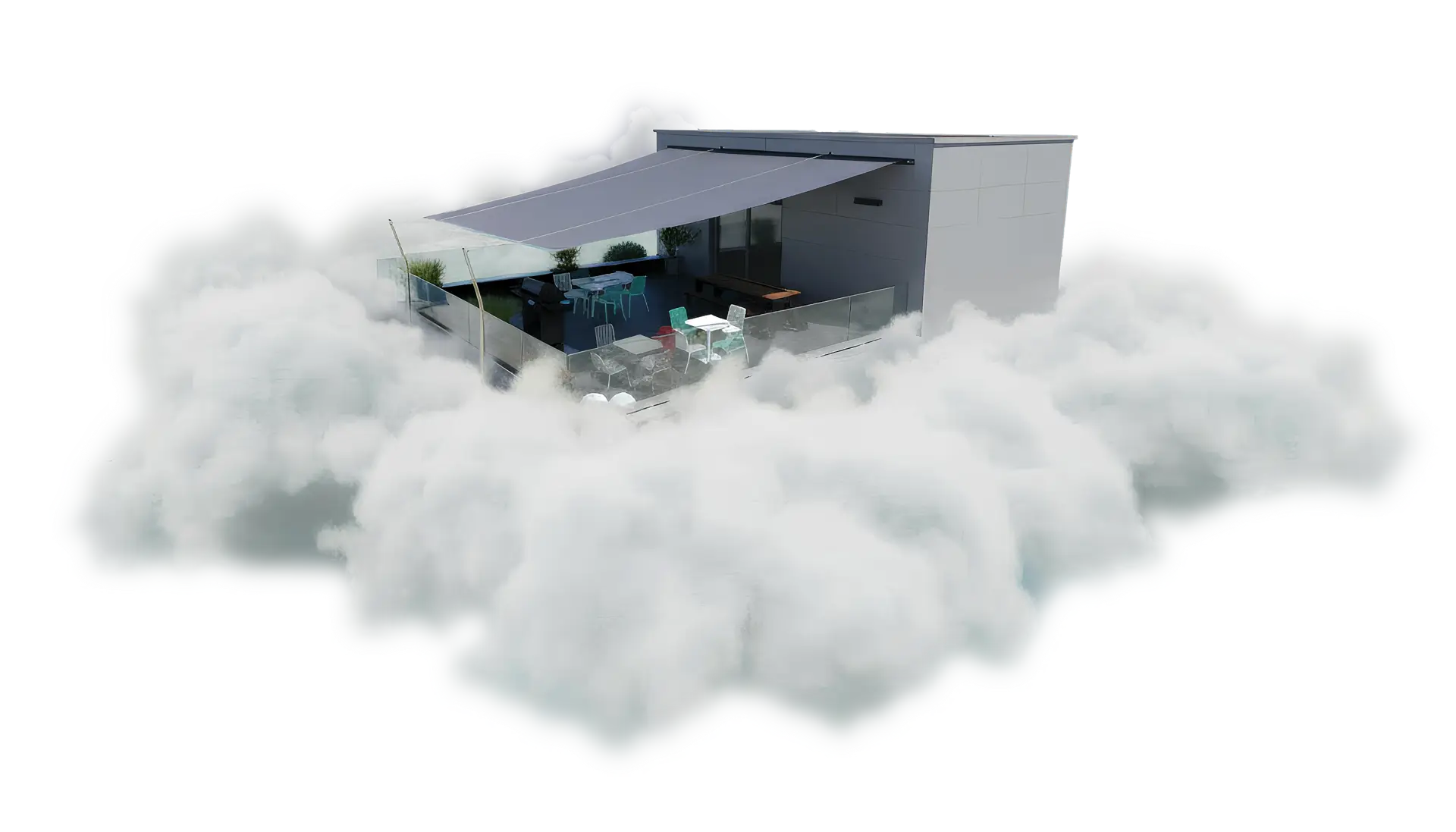 Trapez Sonnensegel Freigestellt